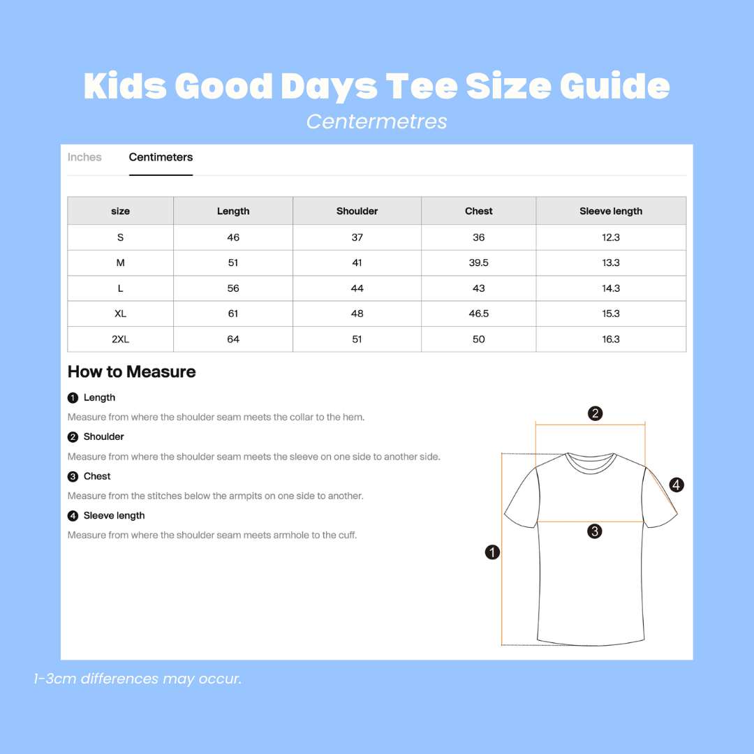 Good Days Maker Kids Tee Cherry