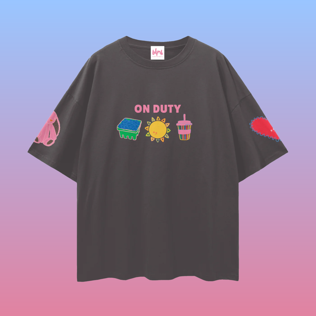 'On Duty' Tee - Dark Grey