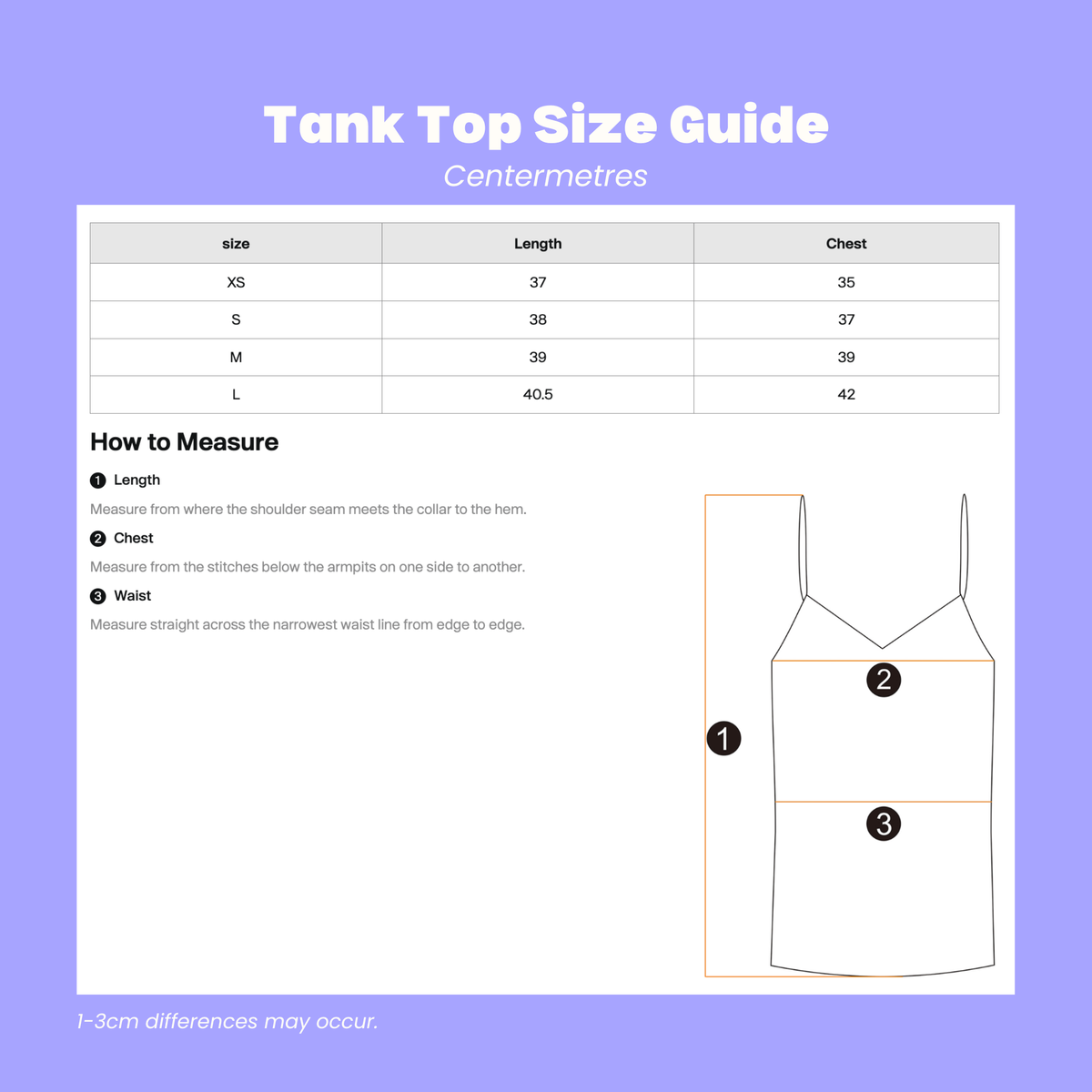 Full Hands Baby Tank - Light Purple