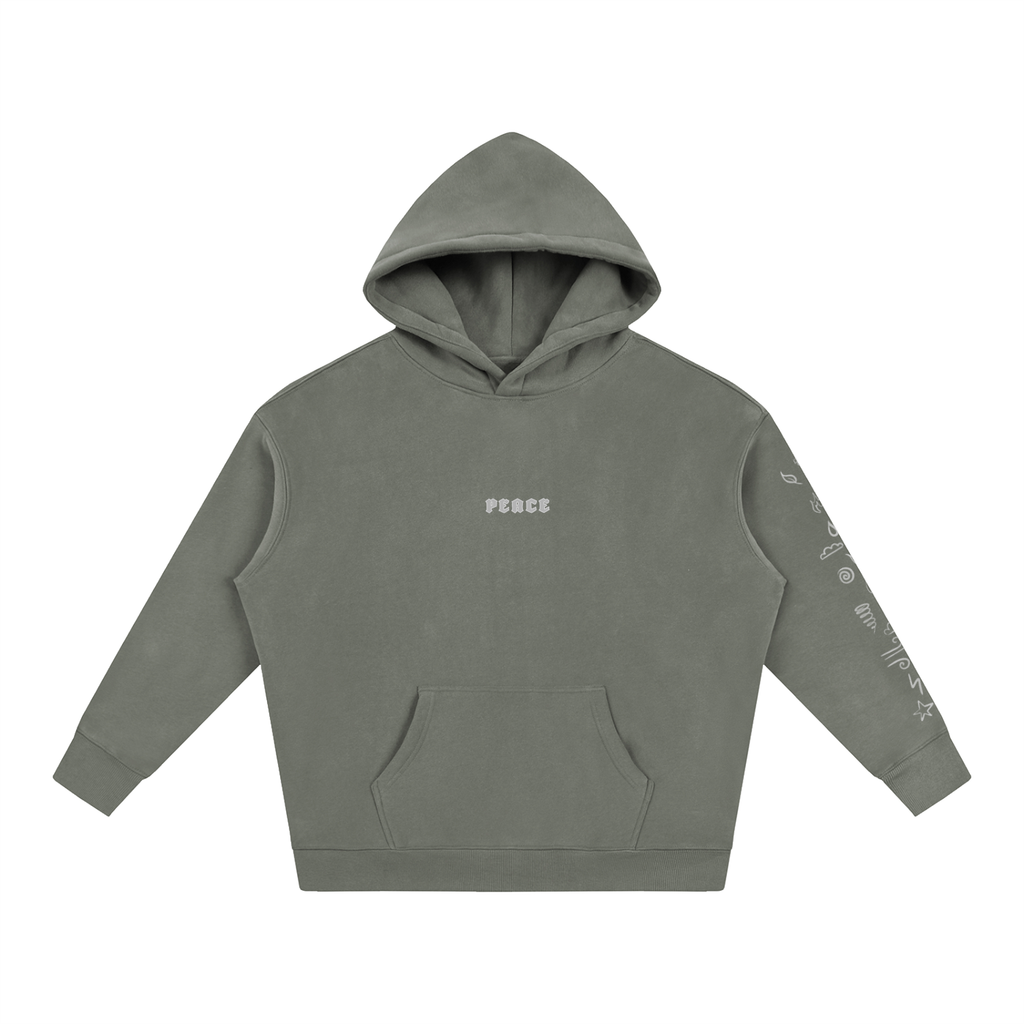 Peace Amongst It All Hoodie (Grey)