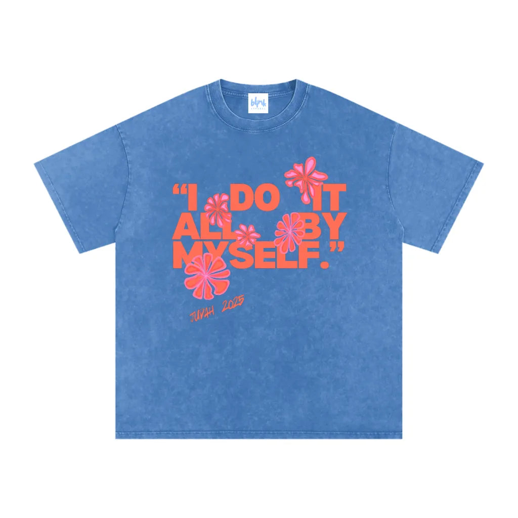 Floral Catchphrase Tee