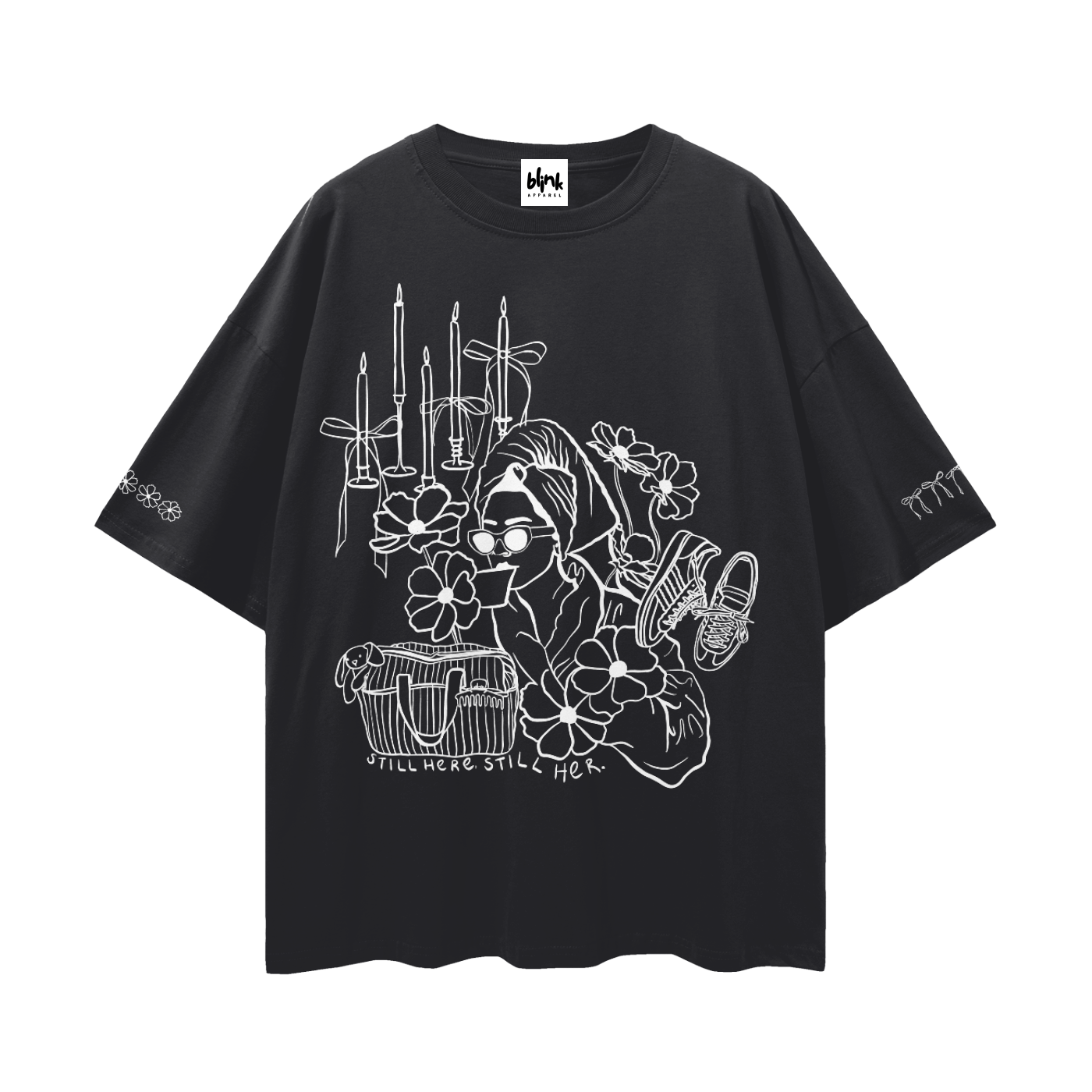 Still Her Tee - Black/White