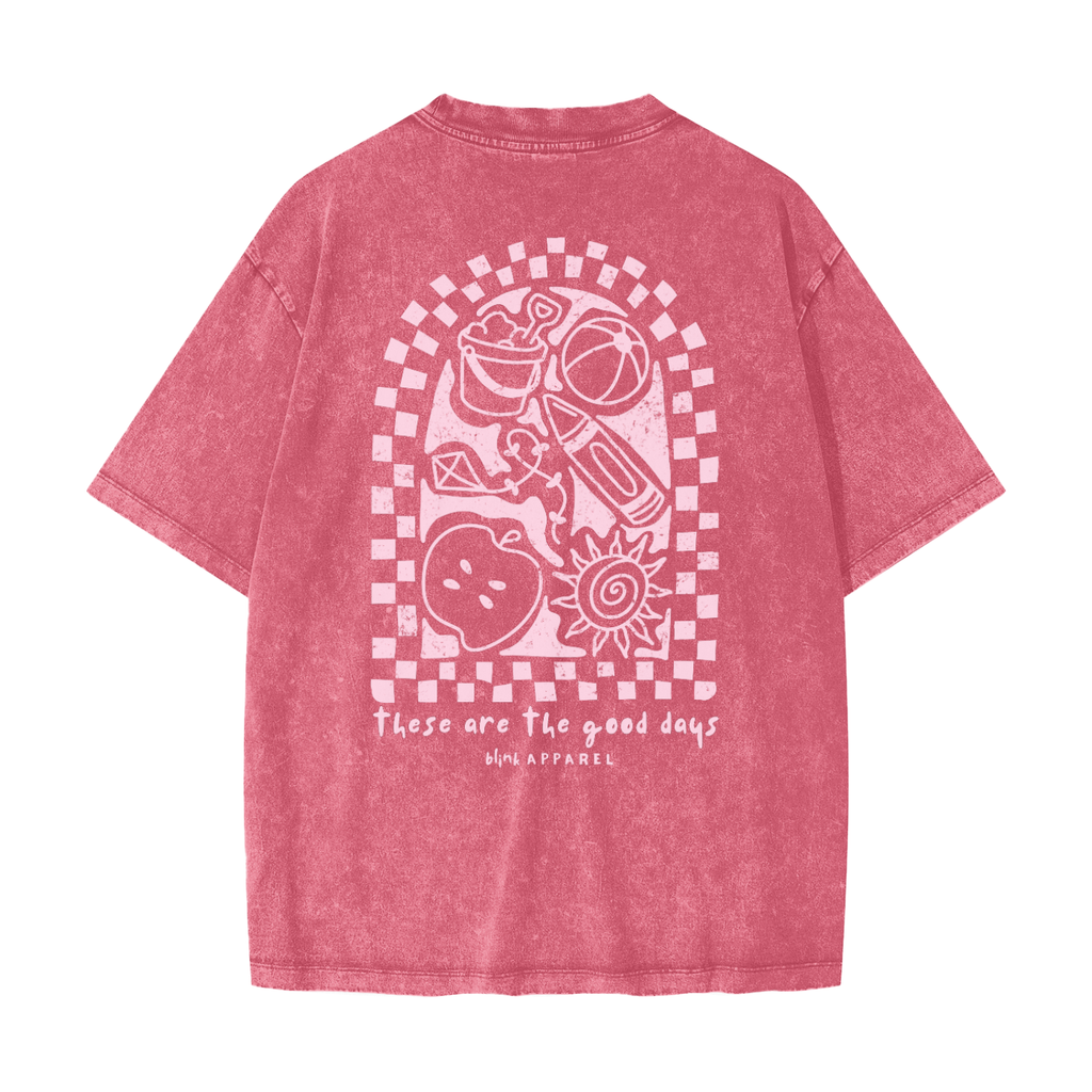 Matching Good Days Tee Adult Cherry