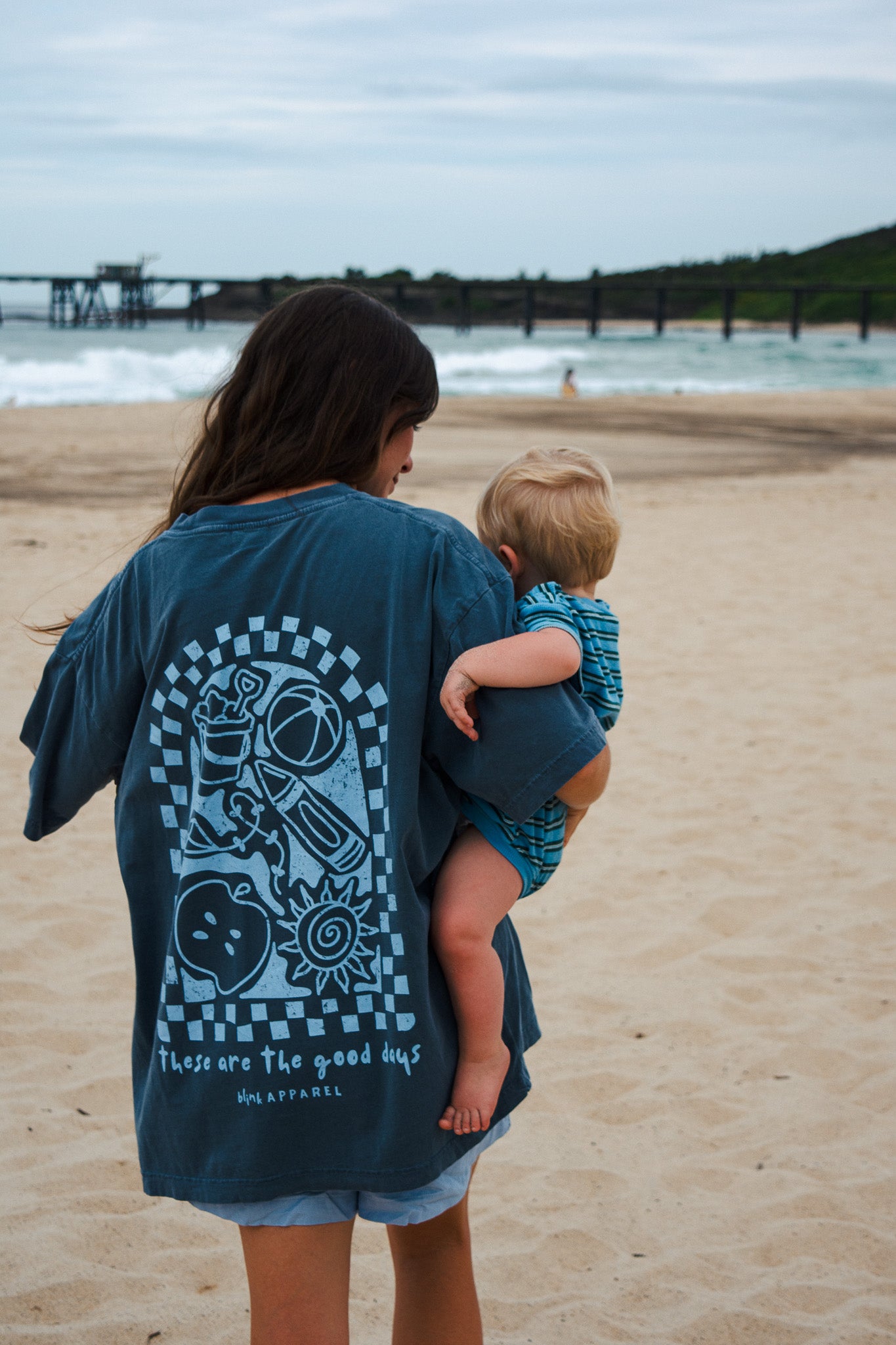 These Are The Good Days Tee - Blue