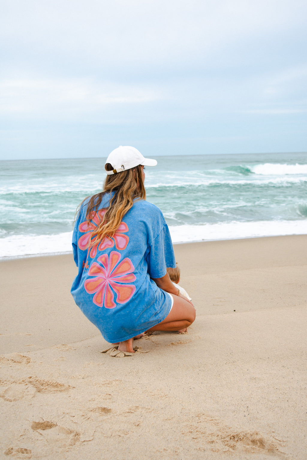 Floral Catchphrase Tee