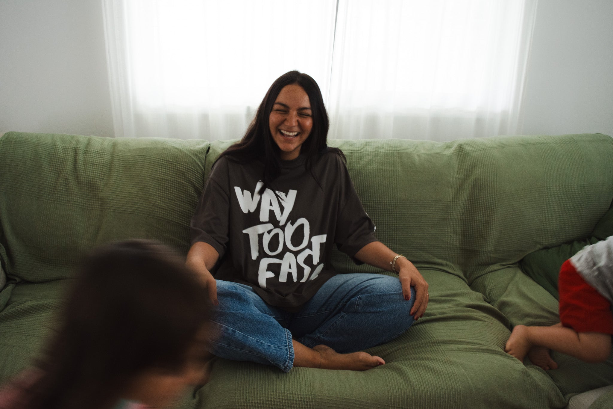Way Too Fast Tee - Charcoal
