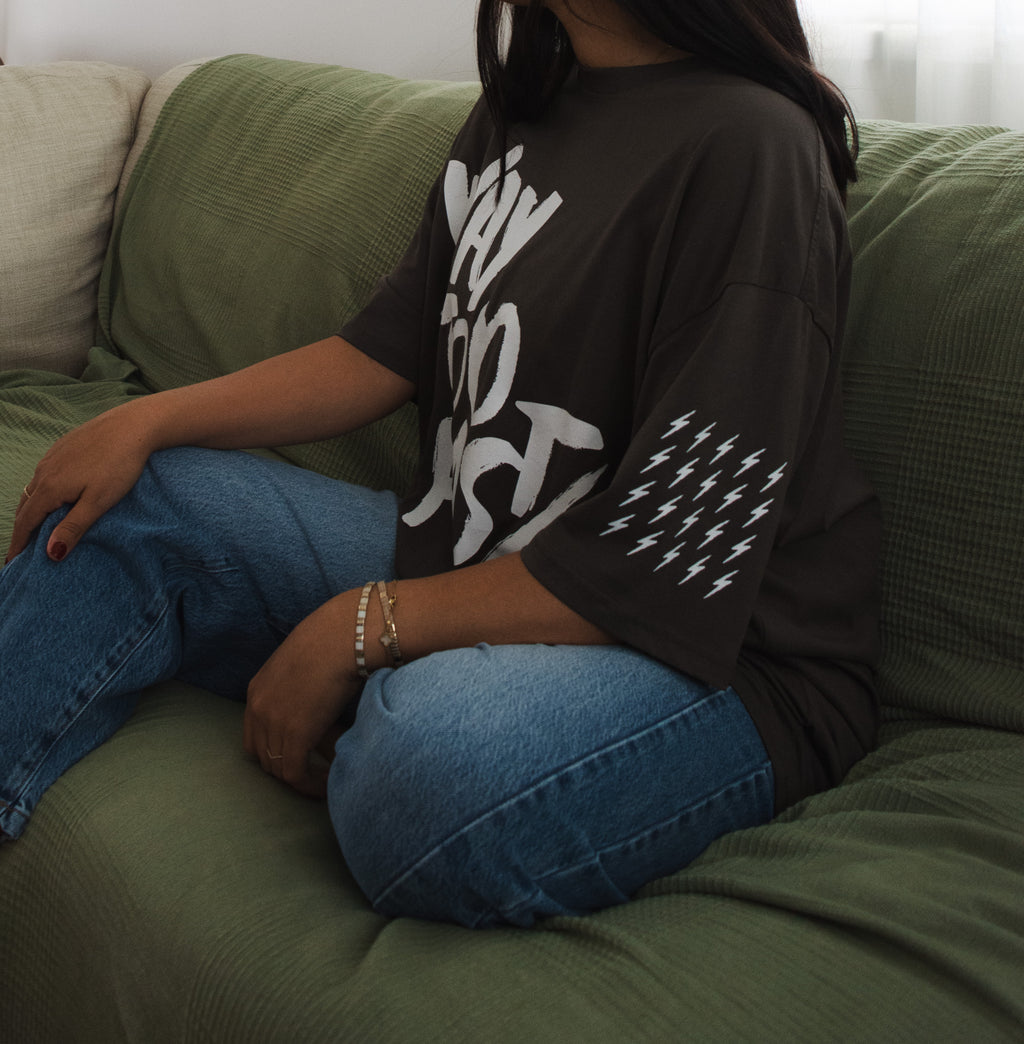 Way Too Fast Tee - Charcoal