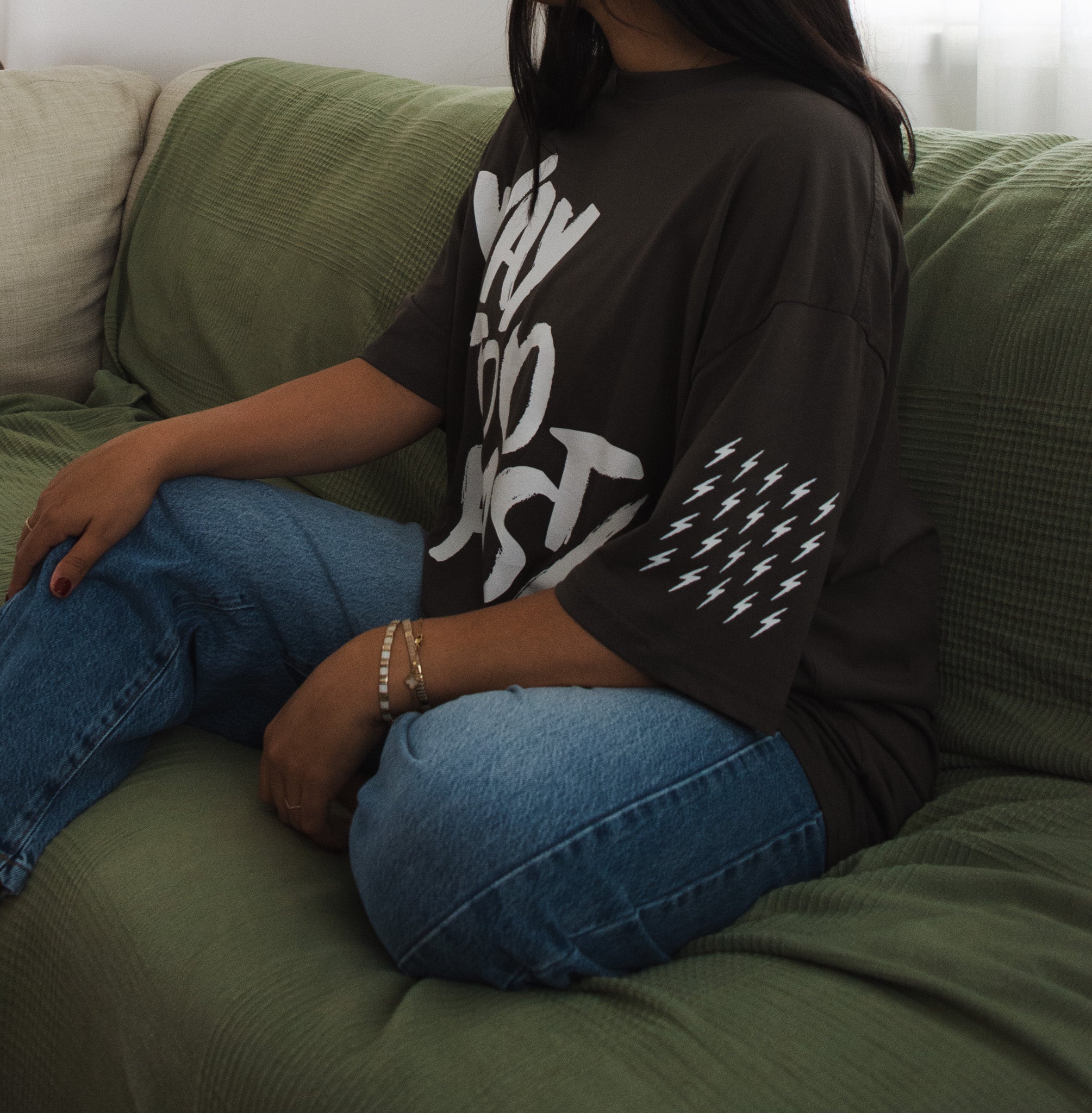 Way Too Fast Tee - Charcoal