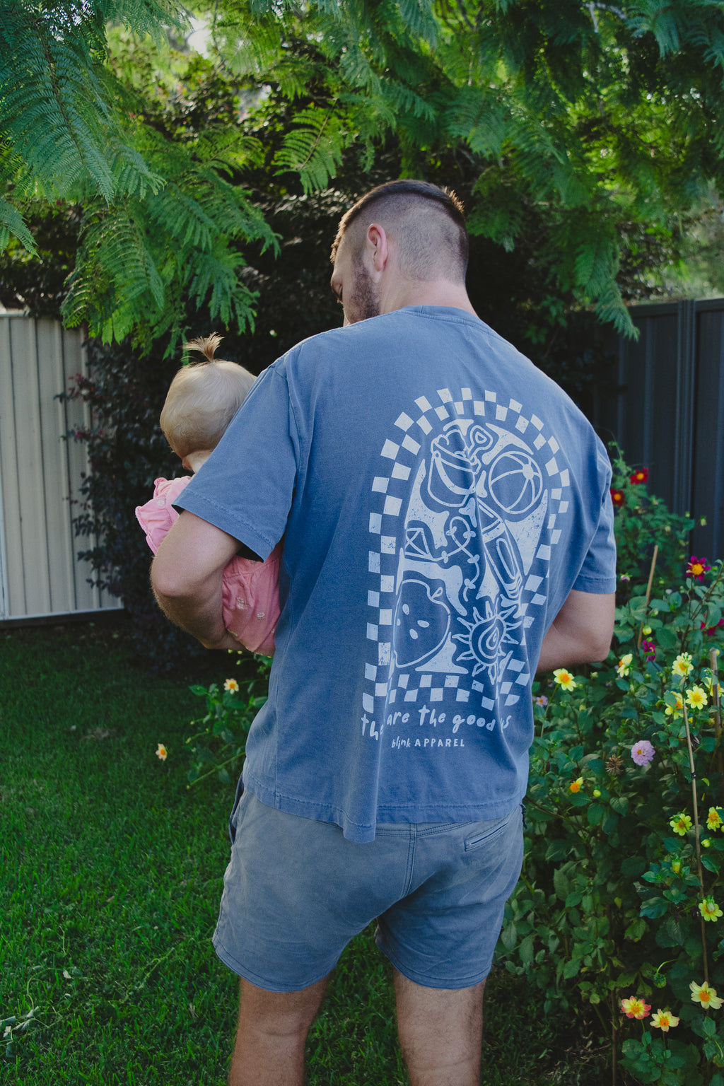 These Are The Good Days Tee - Blue