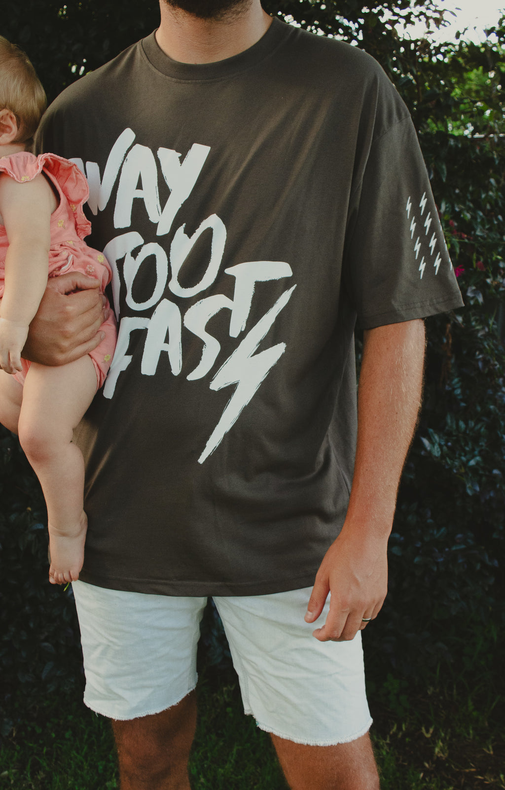 Way Too Fast Tee - Charcoal