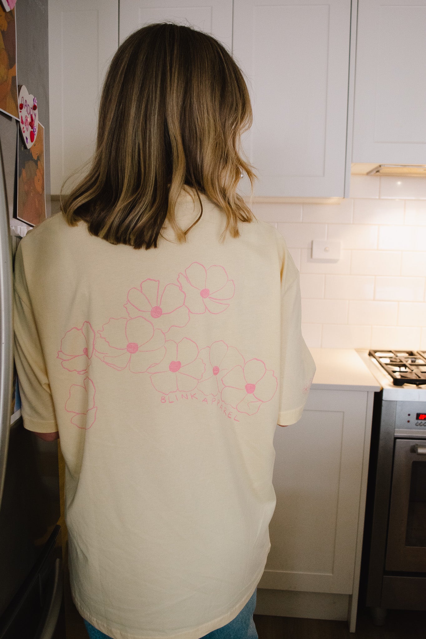 Still Her Tee - Yellow/Pink