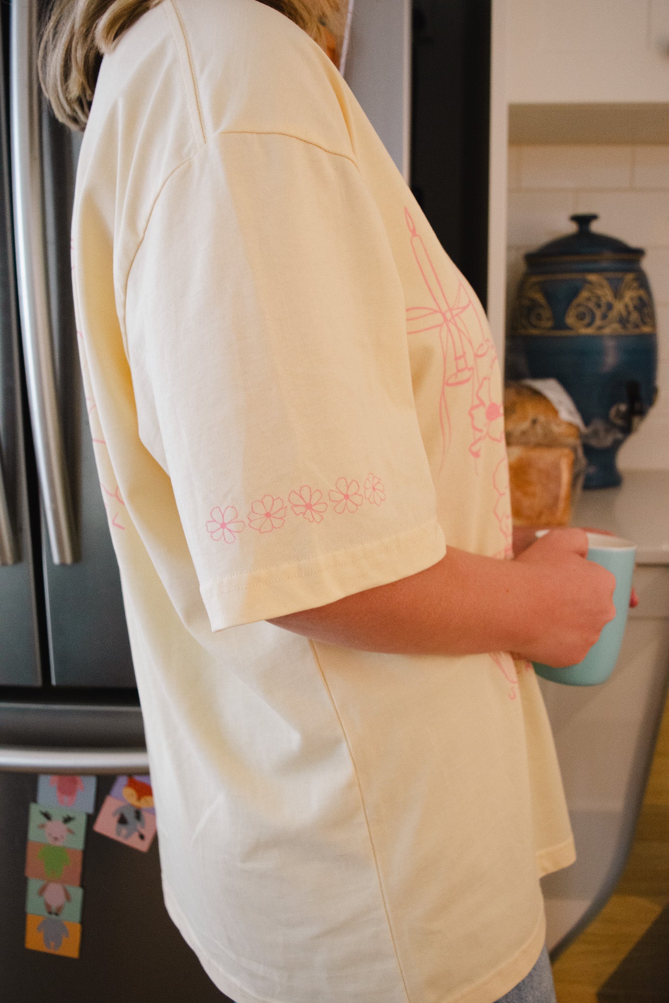 Still Her Tee - Yellow/Pink