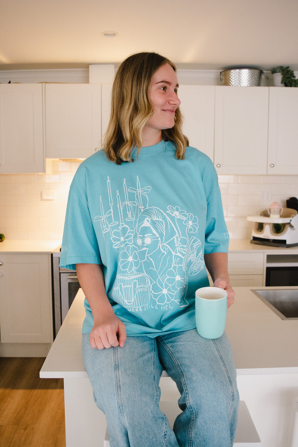 Still Her Tee - Blue
