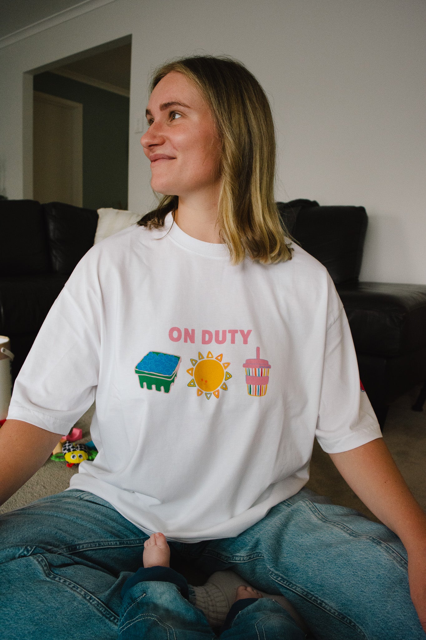 'On Duty' Tee - Dark Grey