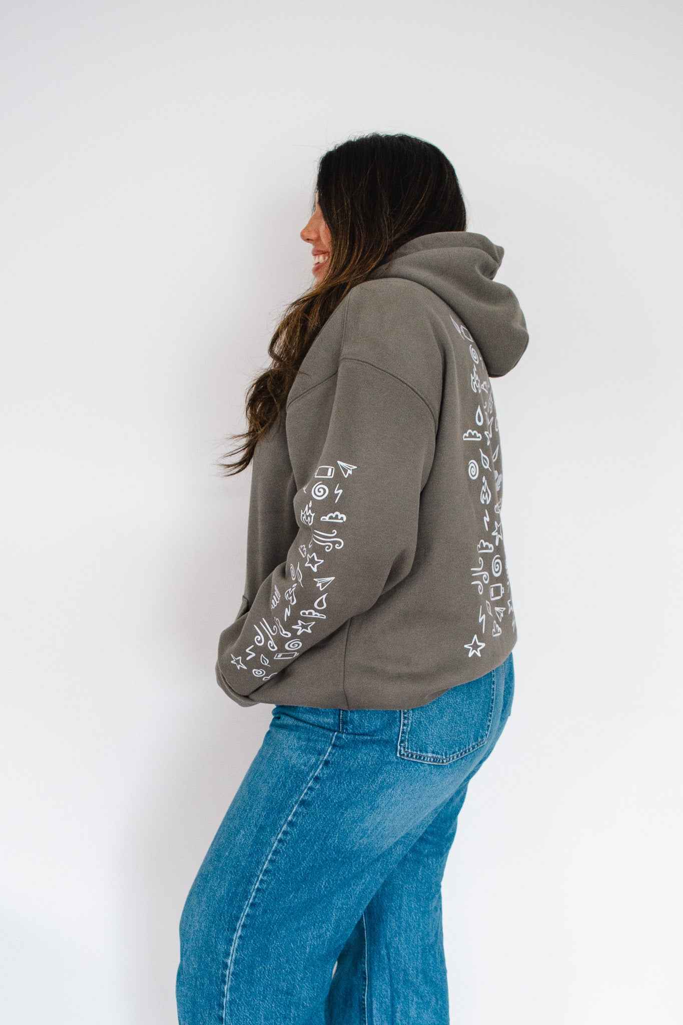 Peace Amongst It All Hoodie (Grey)