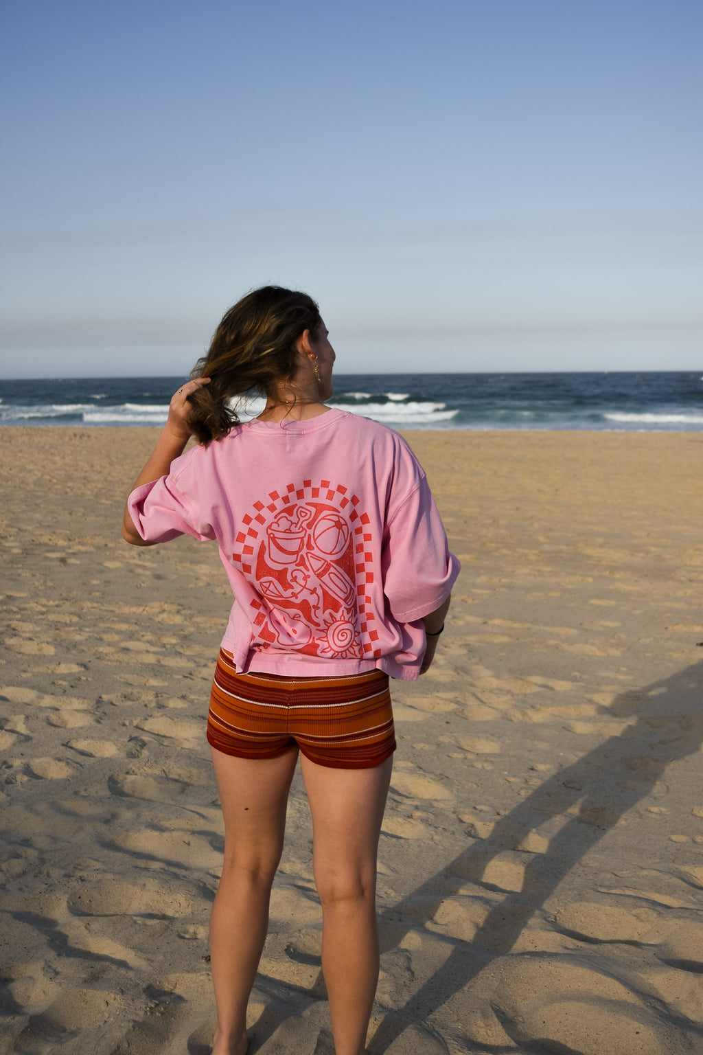 Boxy Good Days Tee Pink