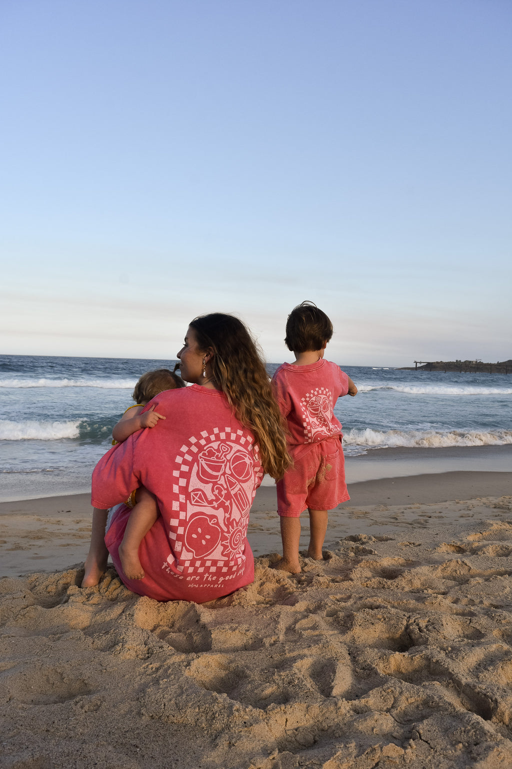 Matching Good Days Tee Adult Cherry