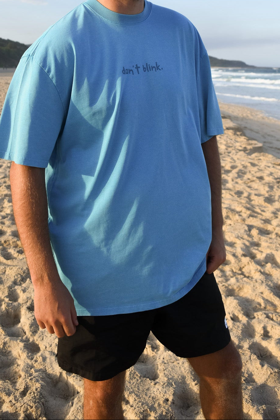 Matching Good Days Tee Adult Sky Blue