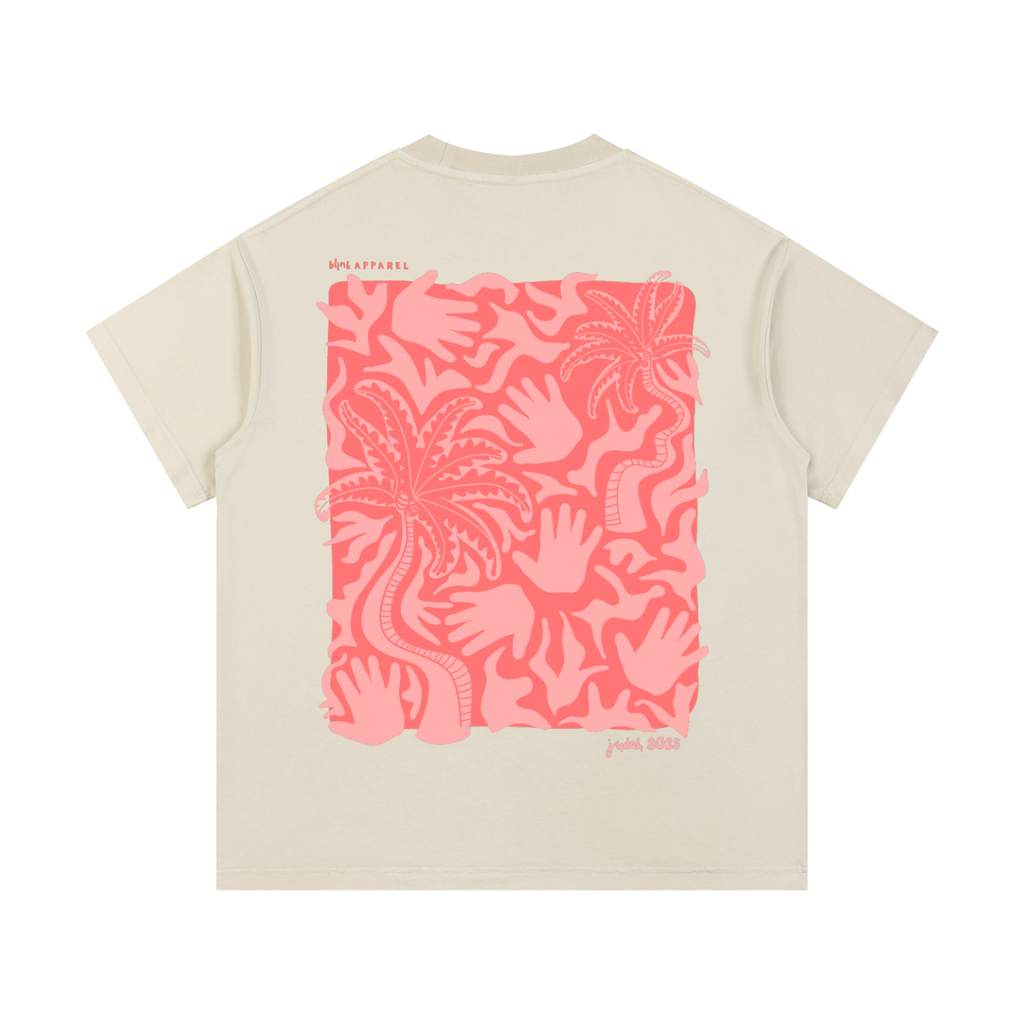Handprints Palms Style Tee - Pinks