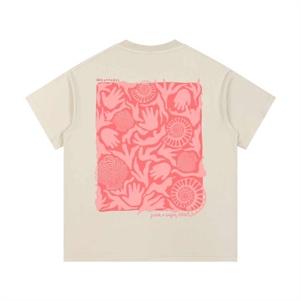 Handprints Shell Style Tee - Pinks