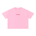 Boxy Good Days Tee Pink