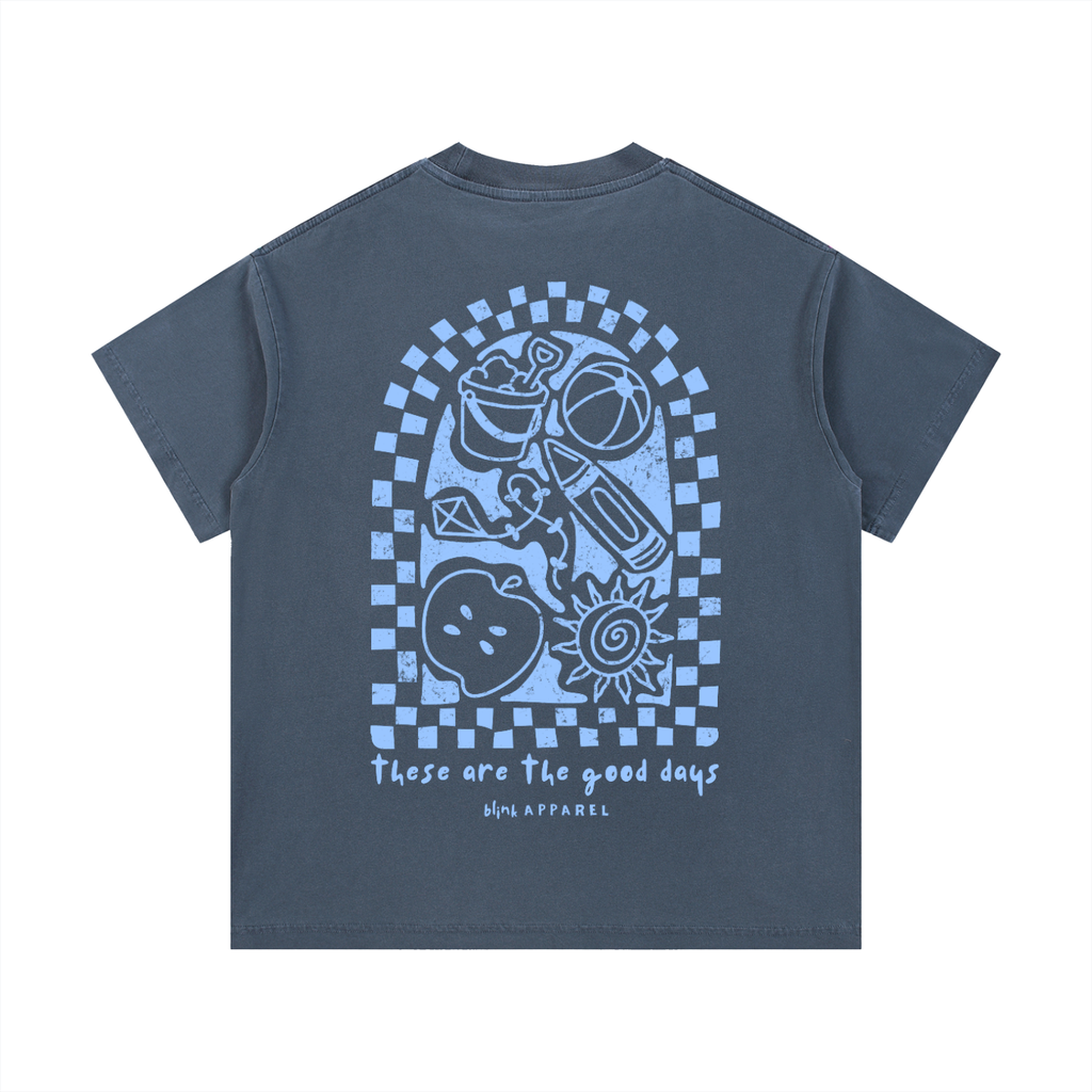 These Are The Good Days Tee - Blue