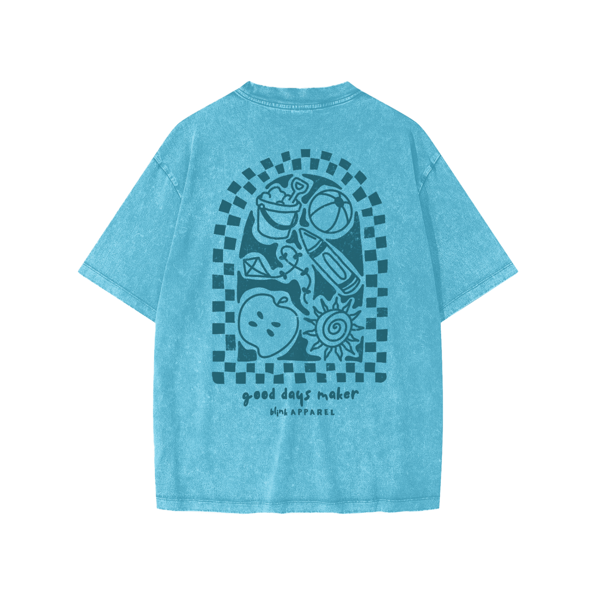 Good Days Maker Kids Tee Sky Blue
